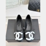 CC Quilted Leather Ballerinas Women Shoes