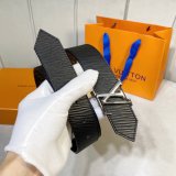 Louis Vuitton Signature Extra Long 35mm Belt Monogram Eclipse Canvas