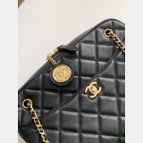 Replica Handbag Store Replica AS5187 Sheepskin Black Camera Bag