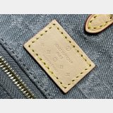 Louis Vuitton OnTheGo MM Monogram Denim M13189 Designer Bag