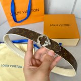 Replica Handbag Store LOUIS VUITTON Women Flowergram Belt 30MM