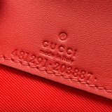 Gucci Designer Beige GG Supreme mini bag with cherries