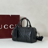 Gucci Fashion 855789 Men Travel GG Emblem Small Duffle Bag