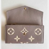 Dolabuy M80496 Louis Vuitton Replica Designer Sarah Wallet Bicolor Monogram Empreinte Leather Bags
