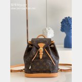 UK Louis Vuitton Best Montsouris Backpack Mini M51137 Brown Canvas