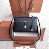 Replica Handbag Store LORO PIANA Extra Bag L27 Epsom leather