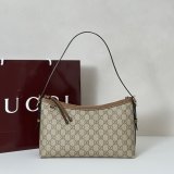 Gucci Luxury 847449 GG Emblem Medium Shoulder Bag