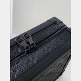 7 Star Louis Vuittons Soft Trunk H25 M55700 Black Bag