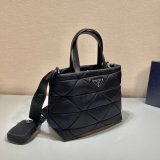 Buy Prada Replica Shoulder 1BG380 Black Handbags