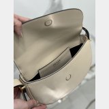 Prada Arke Leather Shoulder Bag With Flap