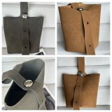 Top Loewe Pebble Bucket Suede