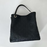 Gucci GG Emblem Small Bucket Crossbody 815118/815103 Black Bag
