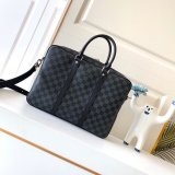 Louis Vuitton Porte-Documents Voyage PM Damier N41478 Graphite Canvas