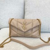 Top Quality best YSL LOULOU PUFFER HANDBAG 23cm