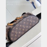 Christopher M46699 Monogram Macassar Canvas Fake Louis Vuitton Bag