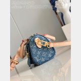 Nano Speedy Louis Vuitton Replicas M82950 Monogram Denim Bag