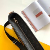 Cheap Louis Vuitton Besace Zippée Monogram Eclipse M45214 Canvas