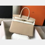 Hermes Birkin 35cm Togo leather Handbags Windbreaker Gray