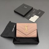 CASSANDRE MATELASSE small envelope wallet in grain leather