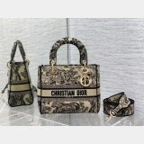 Replica Handbag Store Leather Lady Dior 24cm Replica Shoulder Handbag