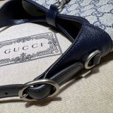 Gucci Replica Handbag Store Jackie 1961 small shoulder bag ‎678843 Beige and blue