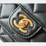 Designer AS4674 25B Lambskin Double C Pocket Handle Handbag