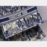 Dior CD Book Tote Top Quality Oblique Embroidery