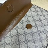 Gucci Replica Horsebit 1955 Small Brown or White Leather Shoulder 645454 Bag