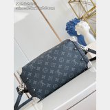 Louis Vuitton M26226 Side Trunk MM East West Monogram Eclipse Bag