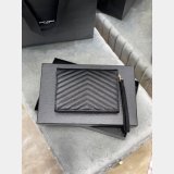 Buy Replica YSL Saint Laurent Monogram Clutch 617662 Quilted Grain