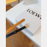 Replica Handbag Store Loewe Women Belt 1:1 Mirror Smooth 1.5cm Width