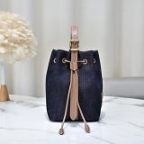 7 Star MiuMIU New Canvas Bucket 5BE089 Bag