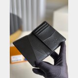 Louis Vuitton Pocket Organizer H26 M69979 Black Small Leather