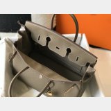 Hermes Birkin 35cm Togo leather Handbags Elephant Gray