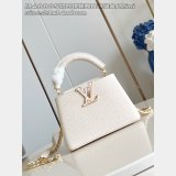 Louis Vuittons The Capucines Perfect M48865 Milky White Bag