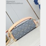 Louis Vuitton M13285 Side Trunk MM Bag Luxury Monogram Denim Grey