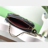 Replica Handbag Store Replica AS5187 Sheepskin Black Camera Bag