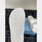 2025 Prada Padded Nappa Leather Slides