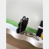 7 Star Mini Bow Velvet-effect Nylon Shopping AS5849 Bag