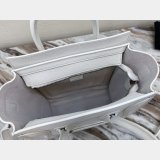 Buy Online Celine White Nano Luggage Bag-168243