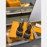 Replica Handbag Store LOUIS VUITTON Helios Wedge Sandal