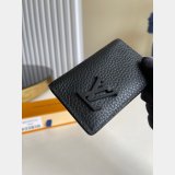 Louis Vuitton Pocket Organizer H26 M69979 Black Small Leather