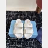 2025 Prada Padded Nappa Leather Slides