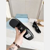 Prada Patent Leather heel Loafers