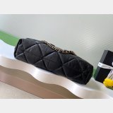 AAA+ Best AS5740 Shopping Shiny Black Bag