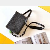 7 Star Louis Vuittons Soft Trunk H25 M55700 Black Bag