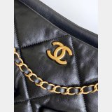 AAA+ Best AS5740 Shopping Shiny Black Bag