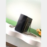 Replica AS5215 Shopping Tote Shiny Black 7 Star Bag