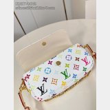 Louis Vuitton LV x TM Wallet Chain Ivy Monogram Multicolor White M27492 Bag