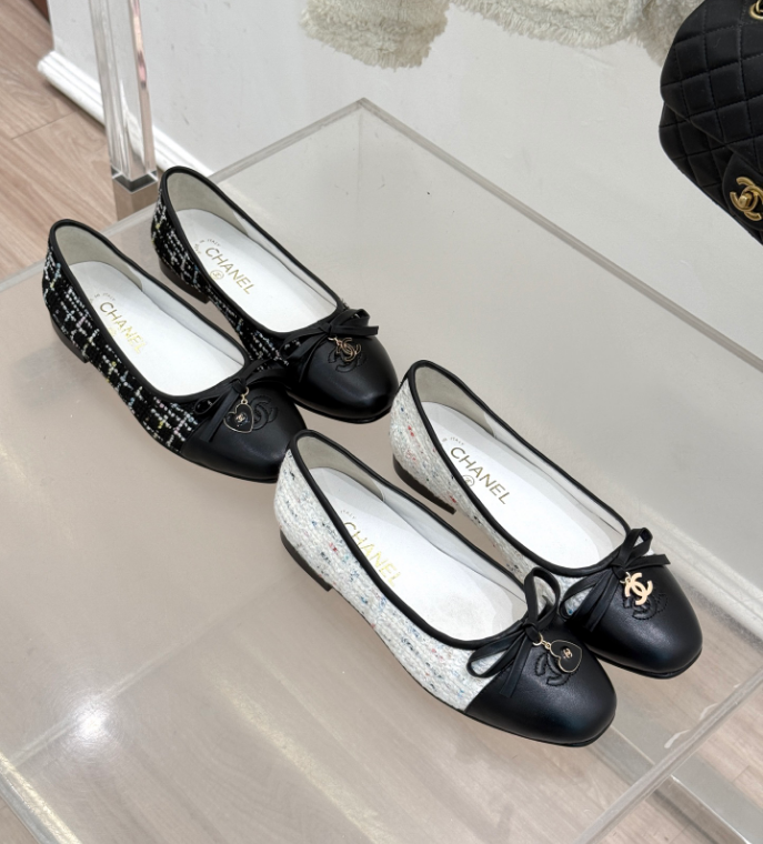 Replica Handbag Store CC Ballet Tweed Leather